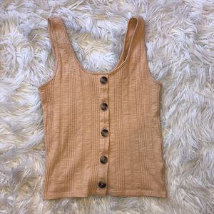 American Eagle Yellow Tank Top Size XS